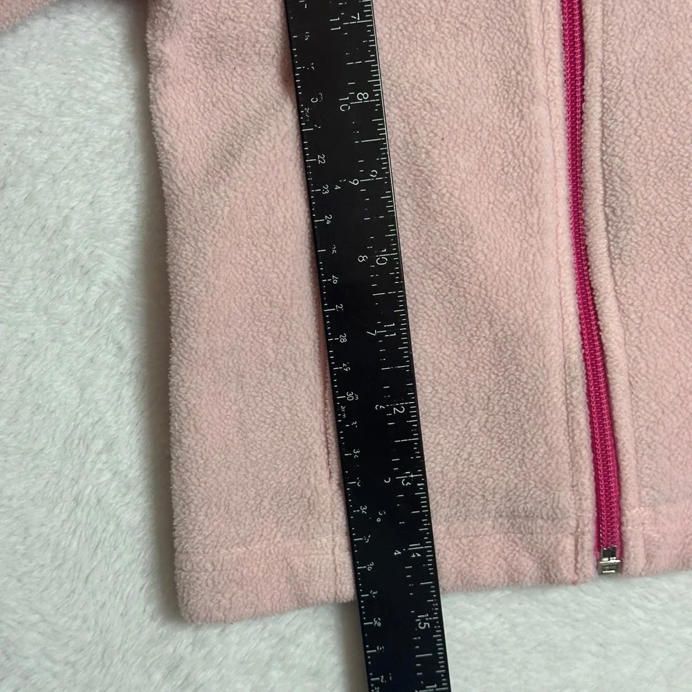 Columbia Kids 3T Pink Fleece Jacket Benton Spring Full Zip Girls Toddler Outdoor